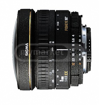 Sigma 8mm F4 AF EX Circular Fisheye Lens " Pentax "Mounts თბილისი - photo 3
