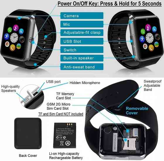 CNPGD Smart Watch CNPGD GT08 თბილისი