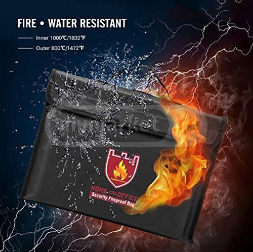 Kissmi Fireproof Document Money File Bag Мешок 15x11x3 С Тбилиси - изображение 4