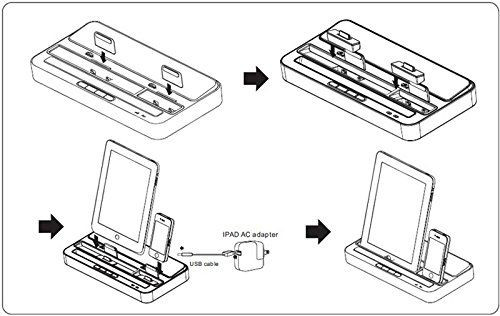 Каргадор Альтавоз "IPEGA" Двойная док-станция для Iphone Ipad (все товары Тбилиси - изображение 8