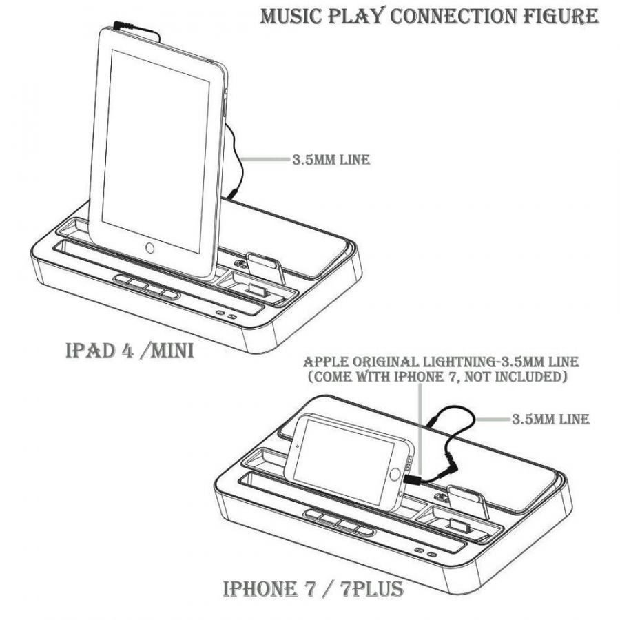 Каргадор Альтавоз "IPEGA" Двойная док-станция для Iphone Ipad (все товары Тбилиси - изображение 7