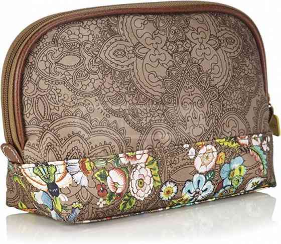 Oilily Womens French Flowers S Toiletry Bag Tobacco Cosmeti Tbilisi