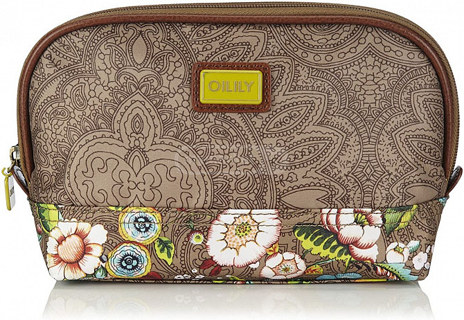 Oilily Womens French Flowers S Toiletry Bag Tobacco Cosmeti თბილისი - photo 1