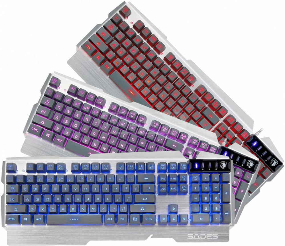 Игровая клавиатура SADES k9 с защитой от брызг $ 99,99 Тбилиси - изображение 2