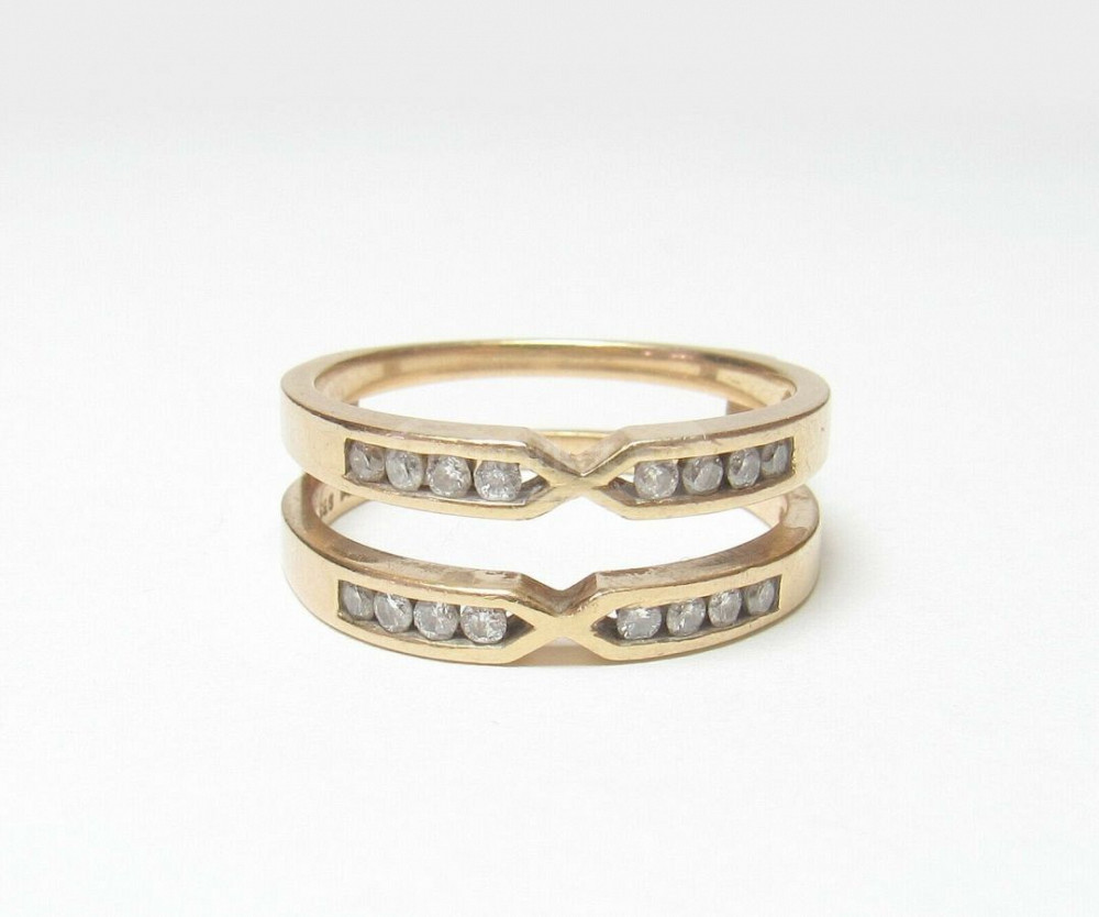 1871 gold ring with 0.32ctw diamonds Tbilisi - photo 1