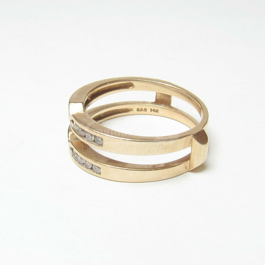 1871 gold ring with 0.32ctw diamonds Tbilisi - photo 3