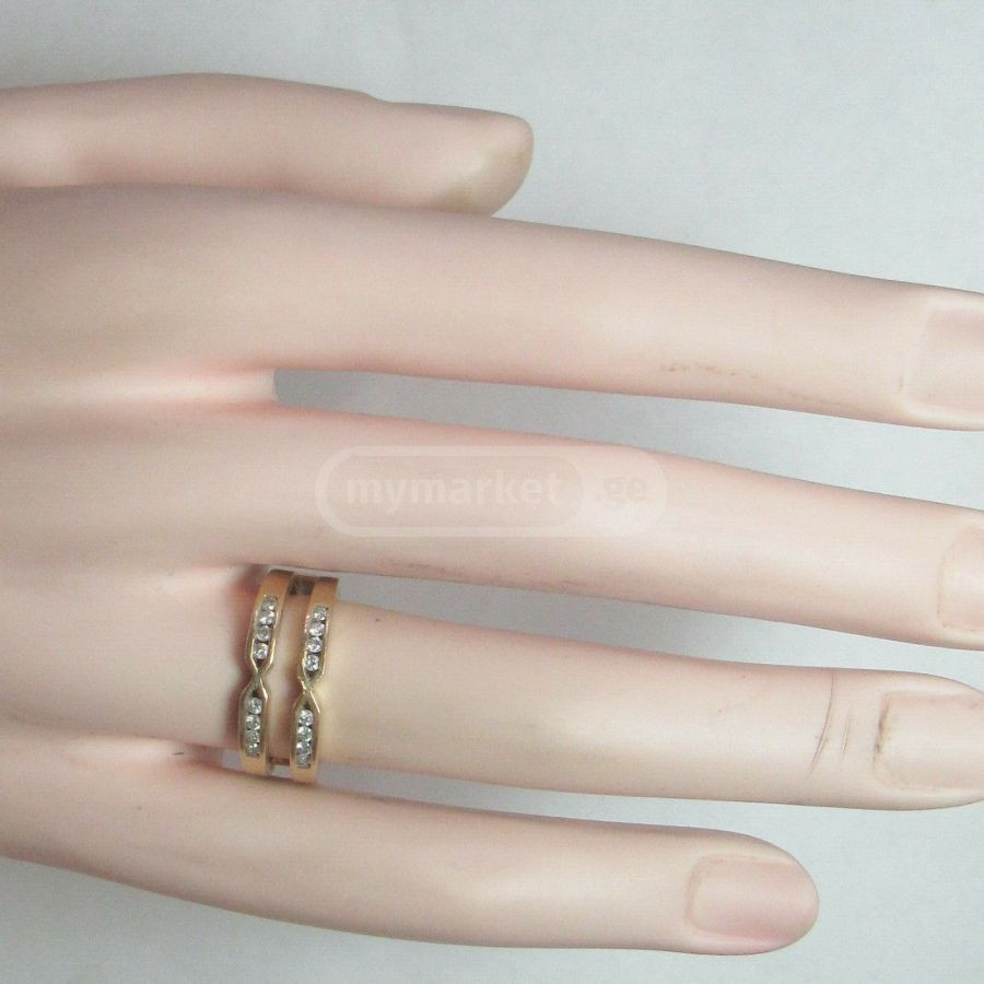 1871 gold ring with 0.32ctw diamonds Tbilisi - photo 5