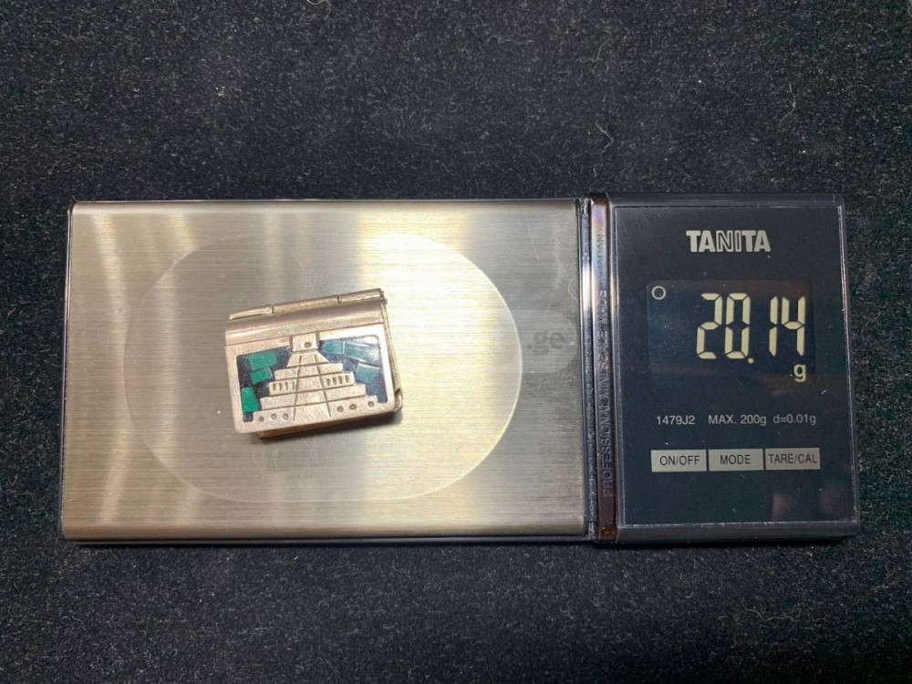 1959 ანტიკვარი ვერცხლის პატარა წამლის ყუთი თბილისი - photo 5