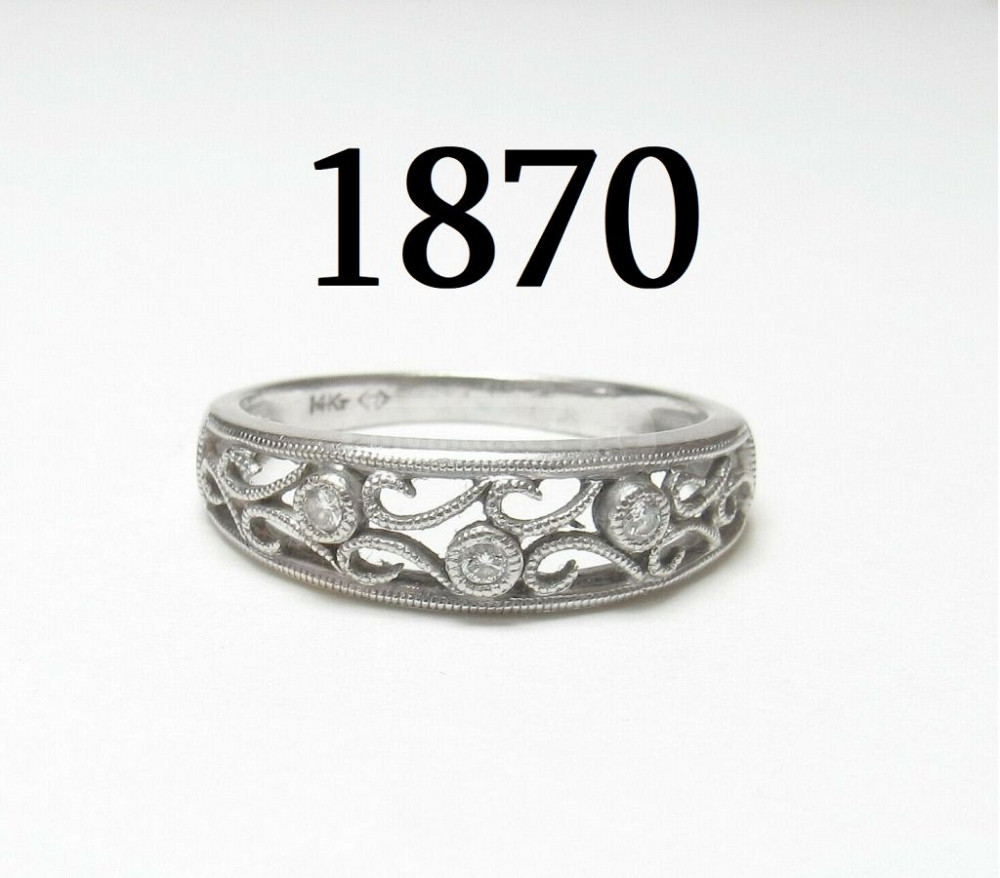 1870 gold filigree ring with diamonds Tbilisi - photo 2