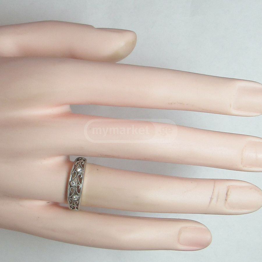 1870 gold filigree ring with diamonds Tbilisi - photo 5