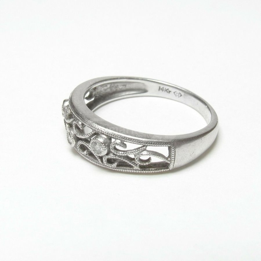 1870 gold filigree ring with diamonds Tbilisi - photo 3