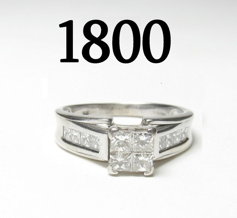 1800 gold ring with 1.32 ctw diamonds Tbilisi - photo 2
