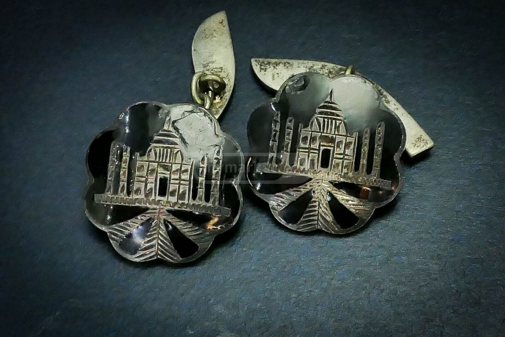 1976 Antique Silver Cufflinks (Запонки) and Tbilisi - photo 3