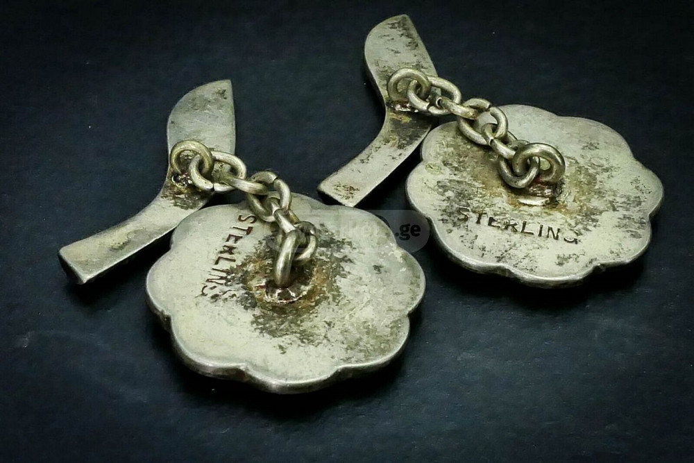 1976 Antique Silver Cufflinks (Запонки) and Tbilisi - photo 2