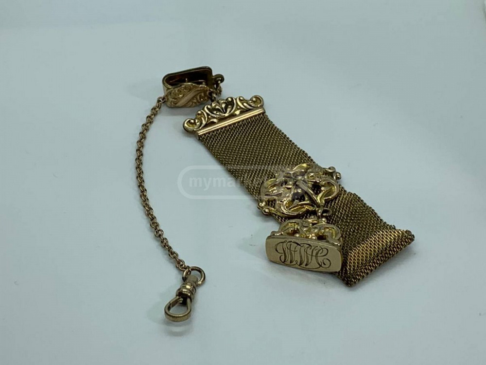 1874 მოოქროვილი ფილიგრანული ანტიკვარი ჯიბის საათის საკიდი თბილისი - photo 3