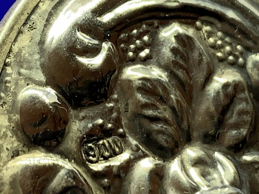 1547 ანტიკვარი ვერცხლის პატარა სარკე თბილისი - photo 6