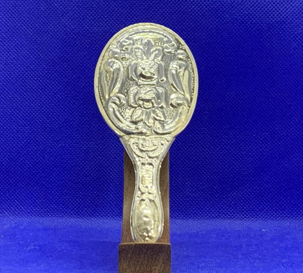 1547 ანტიკვარი ვერცხლის პატარა სარკე თბილისი - photo 4