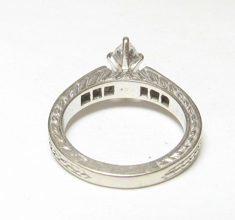 1678 თეთრი ოქროს 1.03 ctw ბრილიანტის ბეჭედი Tbilisi - photo 3