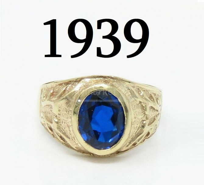 1939 ოქროს ბეჭედი 1.50 ct შპინელით თბილისი - photo 2