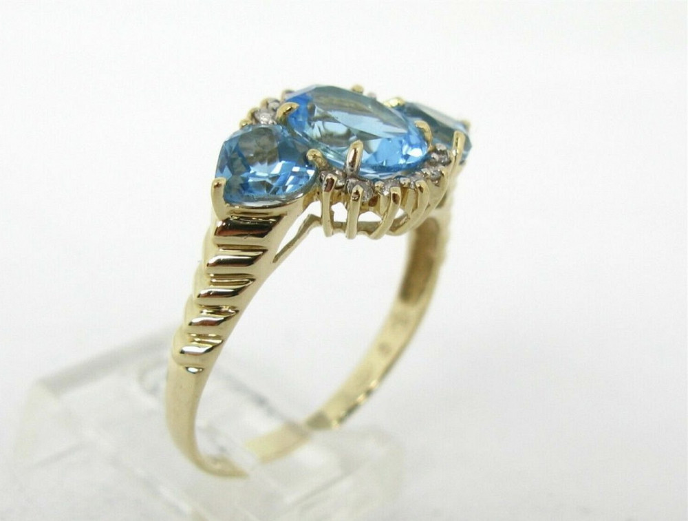 1726 ოქროს ბეჭედი ტოპაზით და ბრილიატებით Tbilisi - photo 6