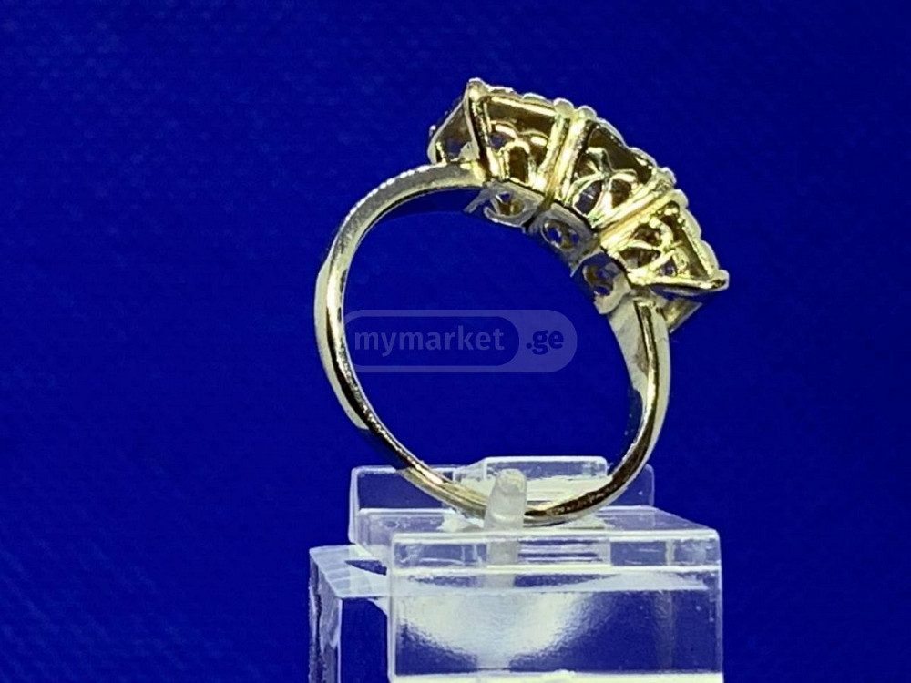 1828 ოქროს ანტიკვარი ბეჭედი 1.03ctw ბრილიანტებით Tbilisi - photo 4