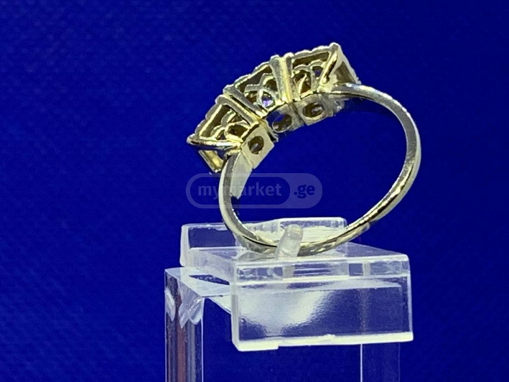 1828 ოქროს ანტიკვარი ბეჭედი 1.03ctw ბრილიანტებით Tbilisi - photo 3