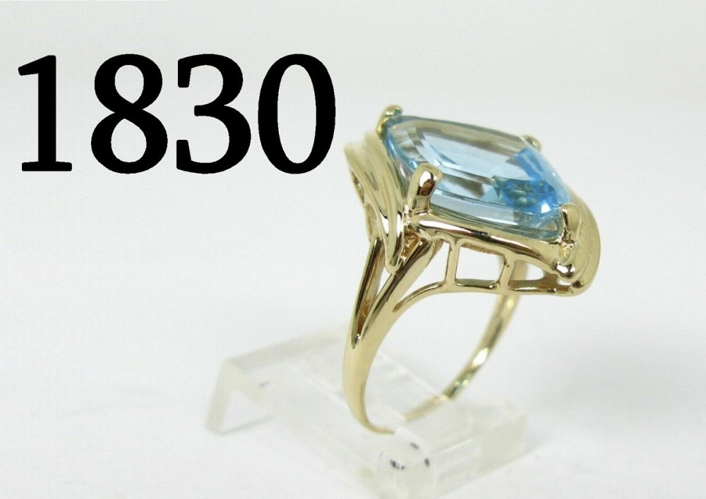 1830 ოქროს ბეჭედი 10ct ტოპაზით Tbilisi - photo 2