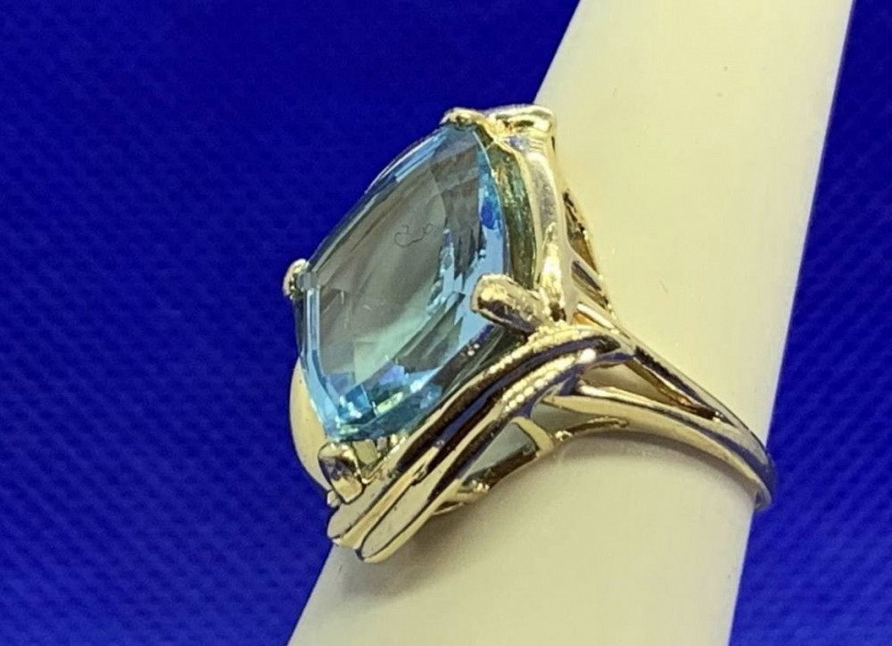 1830 ოქროს ბეჭედი 10ct ტოპაზით Tbilisi - photo 6