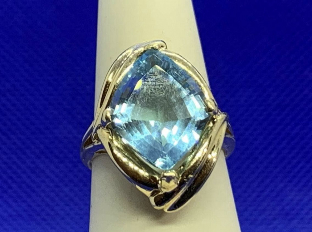 1830 ოქროს ბეჭედი 10ct ტოპაზით Tbilisi - photo 5