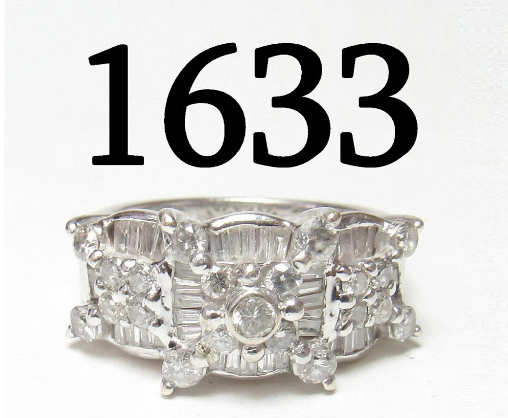 1633 თეთრი ოქროს 2.73 ctw ბრილიანტის ბეჭედი Tbilisi - photo 2