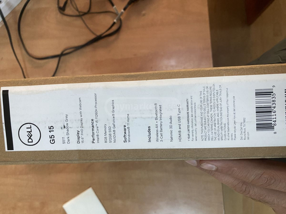 ლეპტოპი DELL G15 i5-11260H RTX 3050TI(სრულიად ახალი გაუხსნელ ყუთში) Тбилиси - изображение 5