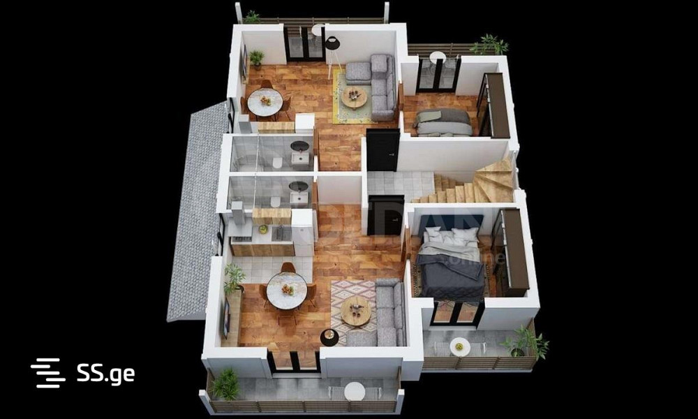 Продам 2-комн. квартиру 46м² 2/3 эт. Тбилиси - изображение 6