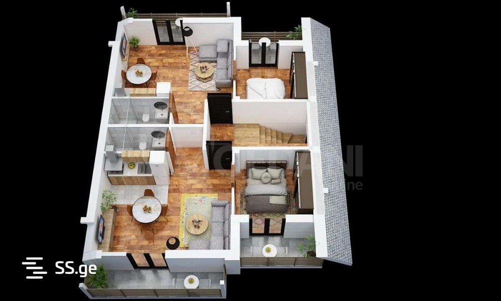 Продам 2-комн. квартиру 46м² 2/3 эт. Тбилиси - изображение 7