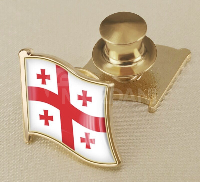 საქართველოს დროშის პინი თბილისი - photo 1