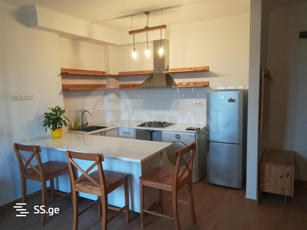 ქირავდება 2 ოთახიანი ბინა დღიურად თბილისში  45მ² 5/8 სართ თბილისი - photo 1