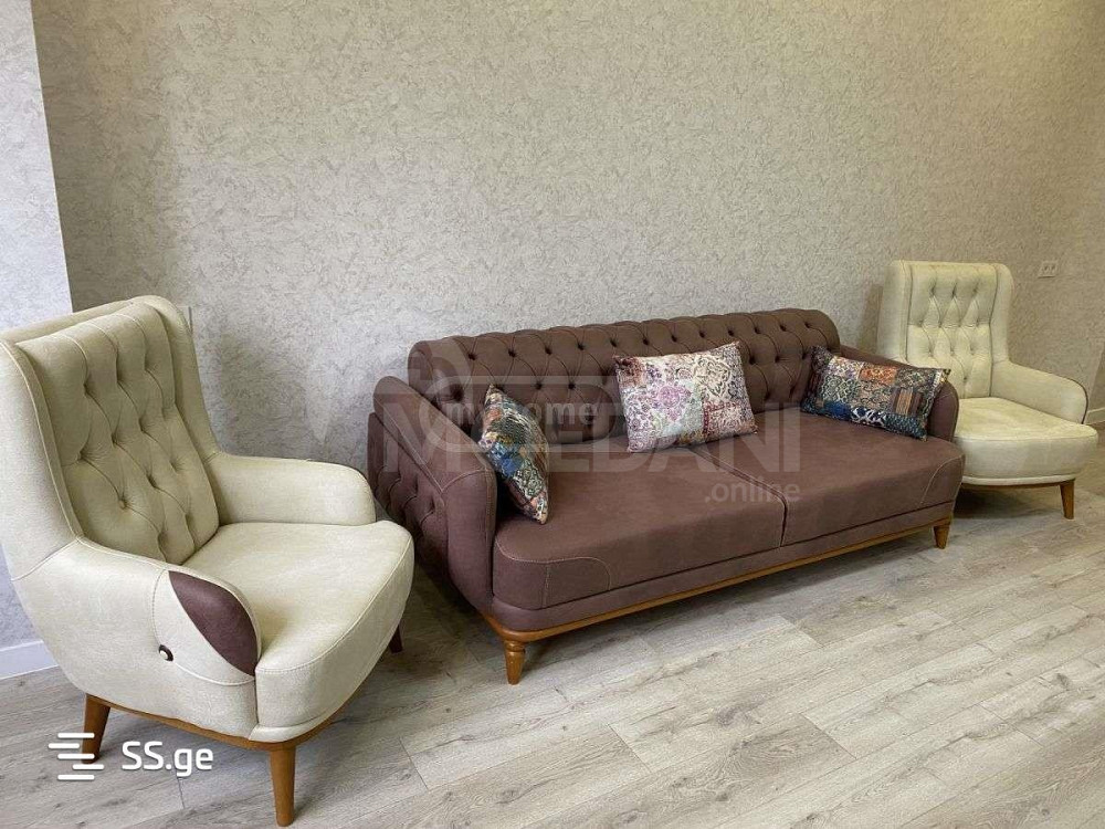 ქირავდება 2 ოთახიანი ბინა 60მ² 3/20 სართ თბილისი - photo 1