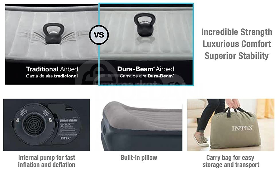 გასაბერი ლეიბი, მატრასი, ‎99 x 191 x 42 cm თბილისი - photo 3