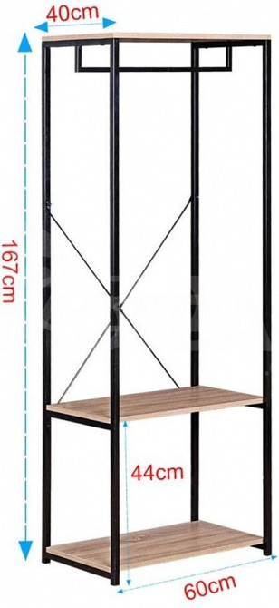 Clothes hanger for sale. Shoe rack, 60x167 Tbilisi - photo 3