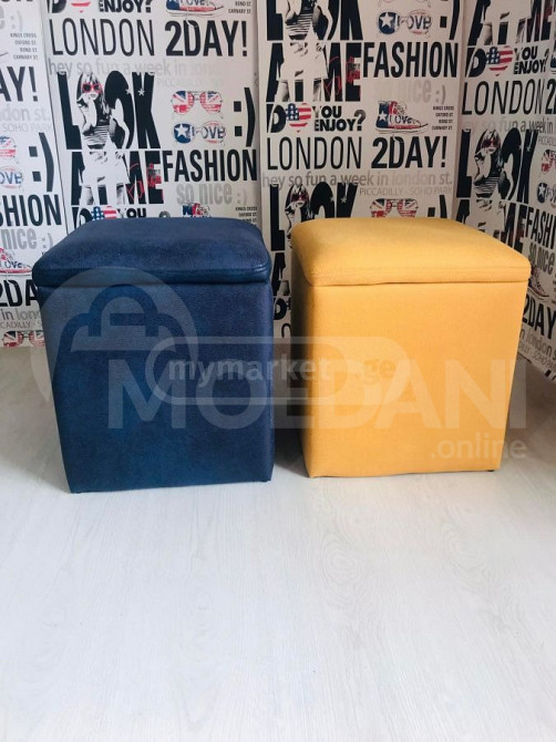 Pouf, chair, MDF with storage for sale Tbilisi - photo 1