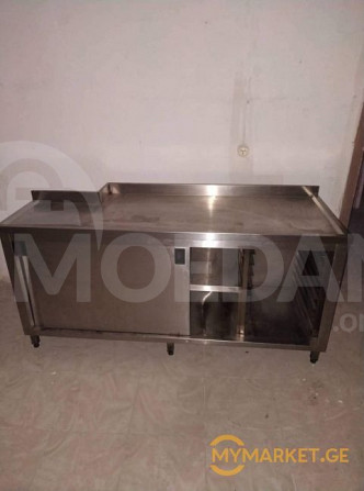 Stainless metal work table with shelves from Europe + installment Tbilisi - photo 1