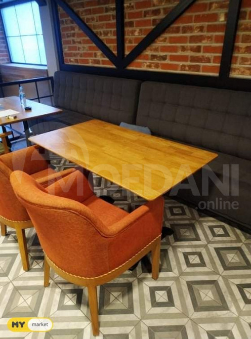 Cafe-bar and all business areas have large tables and chairs Tbilisi - photo 3