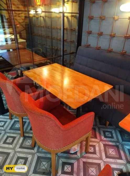 Cafe-bar and all business areas have large tables and chairs Tbilisi - photo 4