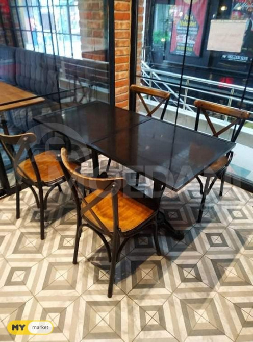 Cafe-bar and all business areas have large tables and chairs Tbilisi - photo 1