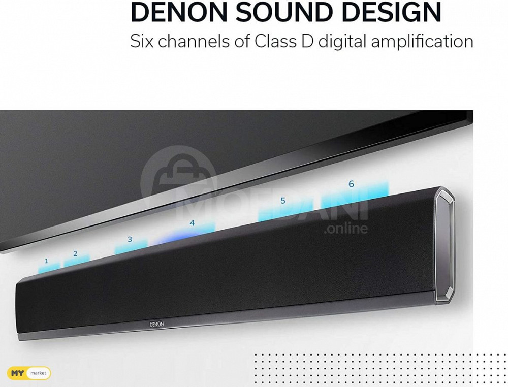 იყიდება Denon DHT-S716H Home Theater Soundbar | TrueHD Surro თბილისი - photo 1