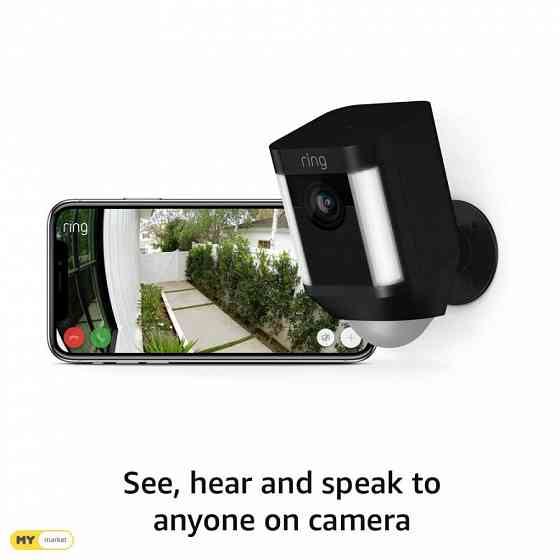 იყიდება Ring Spotlight Cam Battery HD Security Camera with Bu Tbilisi