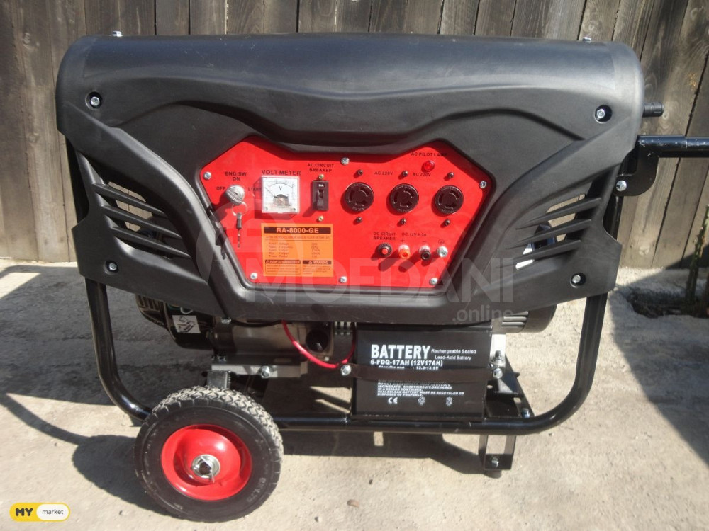 გენერატორი ( დვიჟოკი) 8 კვ ბენზინზე. თბილისი - photo 1