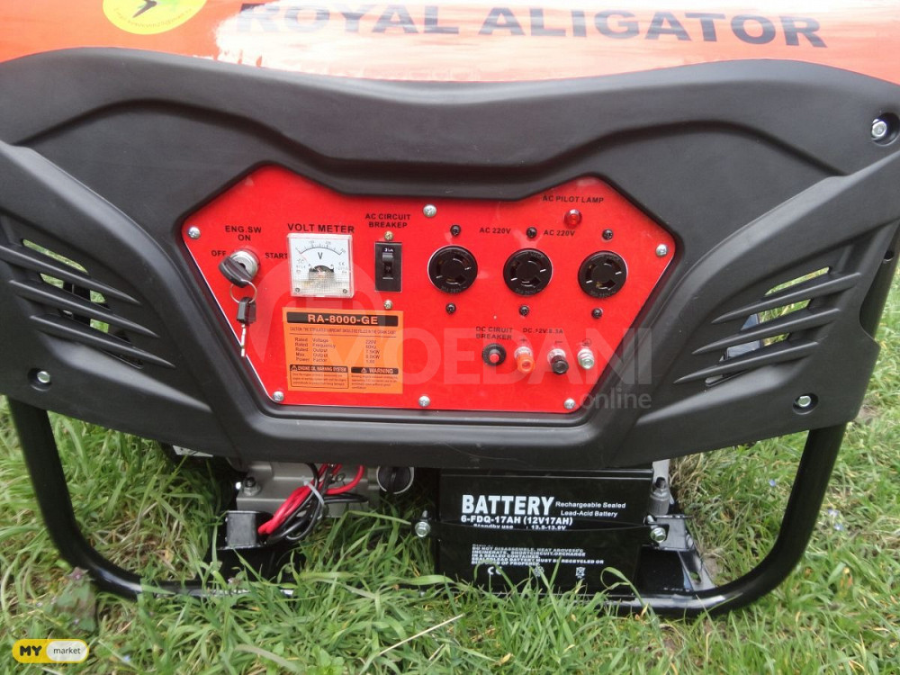 Генератор 8 киловатт на бензине. Тбилиси - изображение 1