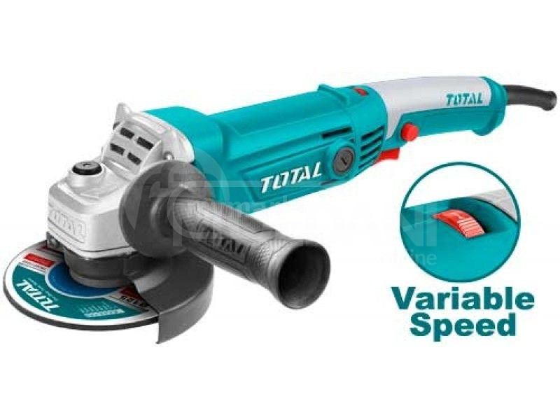 Угловая шлифовальная машина TOTAL TG1121256-3 1010Вт 125мм регулируемая скорость Тбилиси - изображение 1