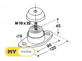 ანტი ვიბრაციული სადგამი 80 კგ თბილისი - photo 4