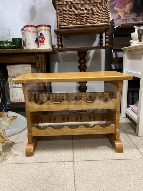 ხის ღვინის მაგიდა! თბილისი - photo 2